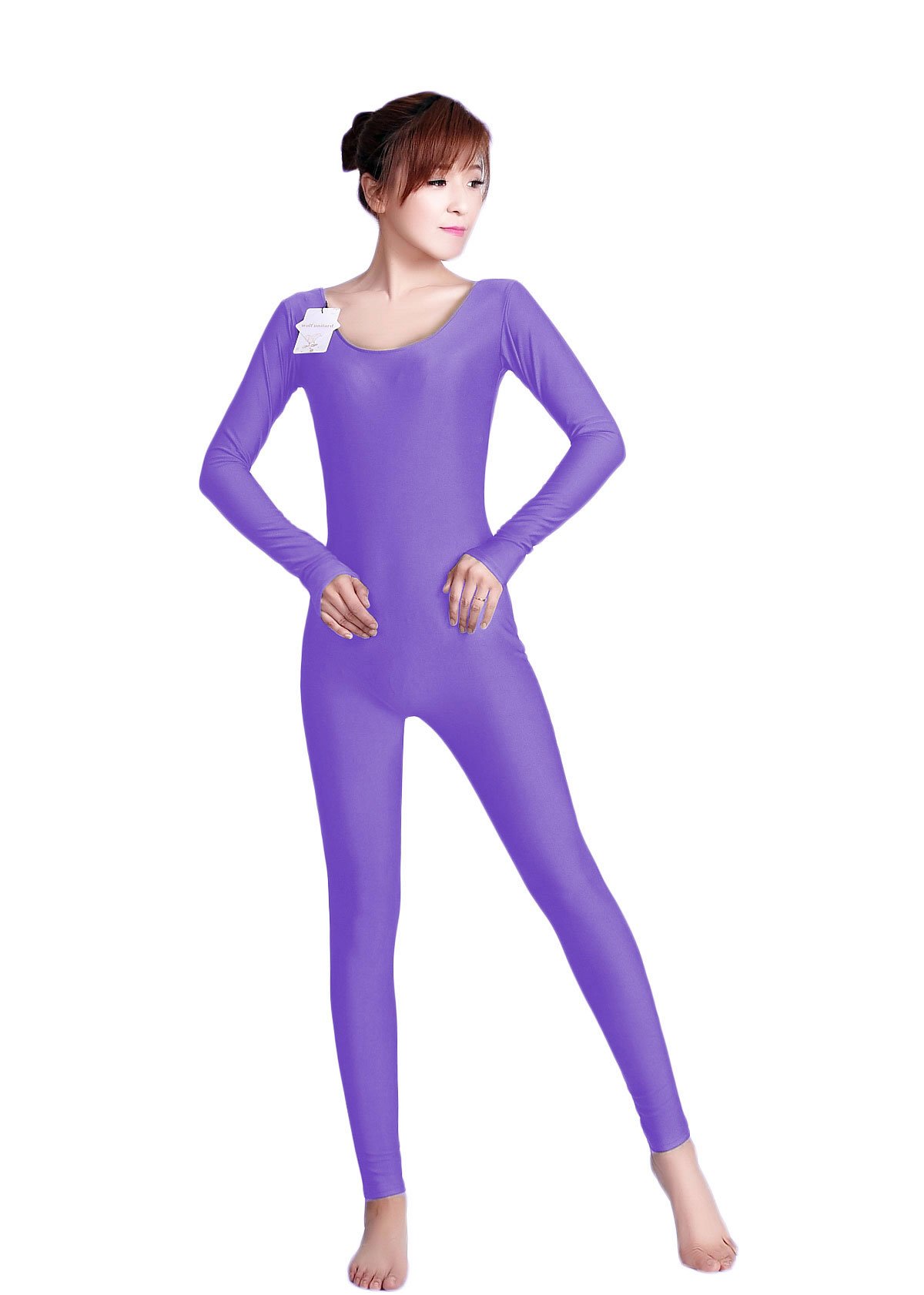Long Sleeve Unitard Bodysuit Dancewear - Stretch High Cut Leotard for Ballet, Contemporary, Jazz & Performance