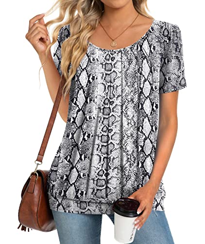 Snake Print White