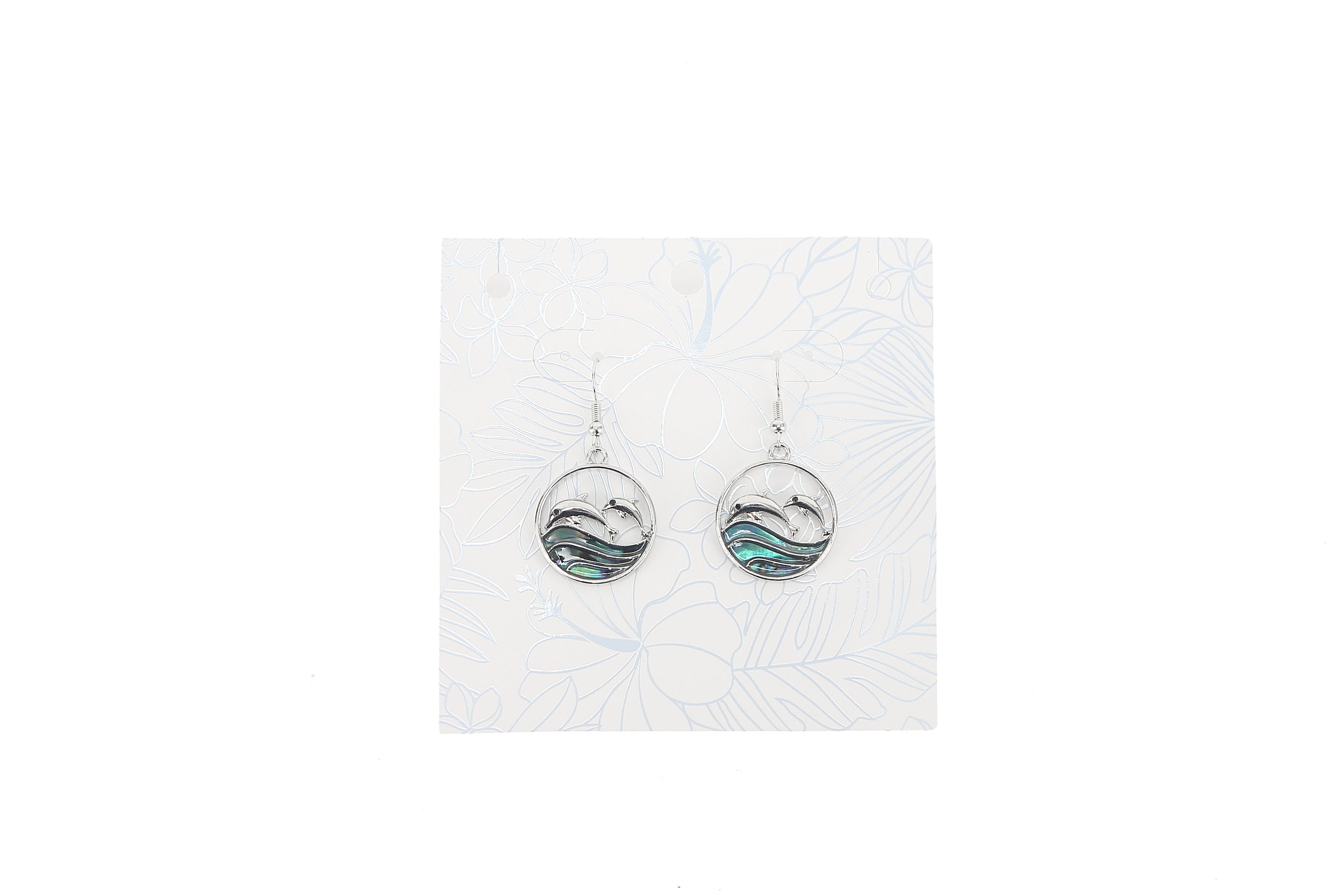 Makamae Dolphin Silver Earrings for Women - Handmade Sterling Silver Jewelry - Perfect for Gifts, Beach Parties & Boho Fashion