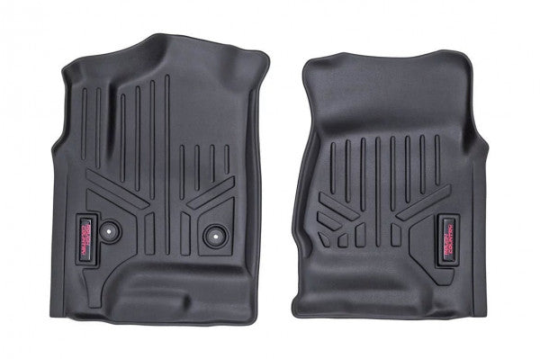 2014-2018 GMC Sierra & Chevrolet Silverado Custom Fit All-Weather Floor Mats - Heavy Duty Protection for Trucks, SUVs & Off-Road Vehicles