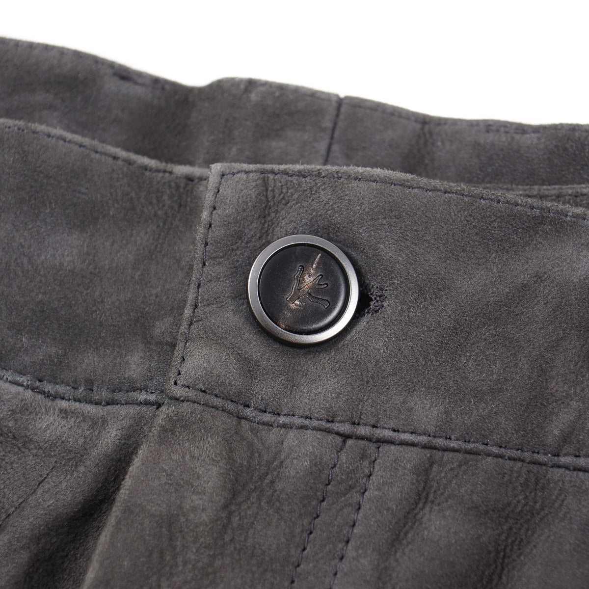 Premium Isaia Lamb Suede 5-Pocket Pants for Men - Luxurious Soft Leather Casual Trousers | Perfect for Business Casual, Date Nights & Fall/Winter Fashion