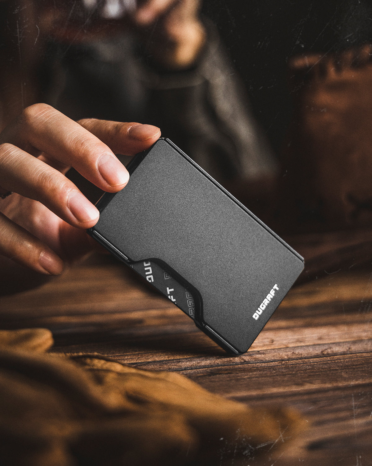 DCL100C Slim Minimalist Metal Wallet - RFID Blocking Credit Card Holder for Men | Ultra Thin & Lightweight | Perfect for Travel, Business & Everyday Carry