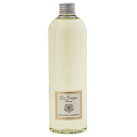 Dr. Vranjes Crystal Room Diffuser Refill 500ml - Ginger & Lime Scented Essential Oil for Home, Office & Spa Aromatherapy | Long-Lasting Fragrance for Relaxation & Stress Relief