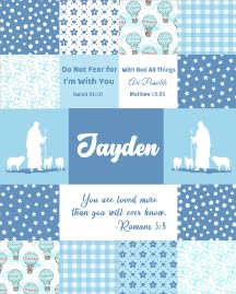 Custom Bible-blue