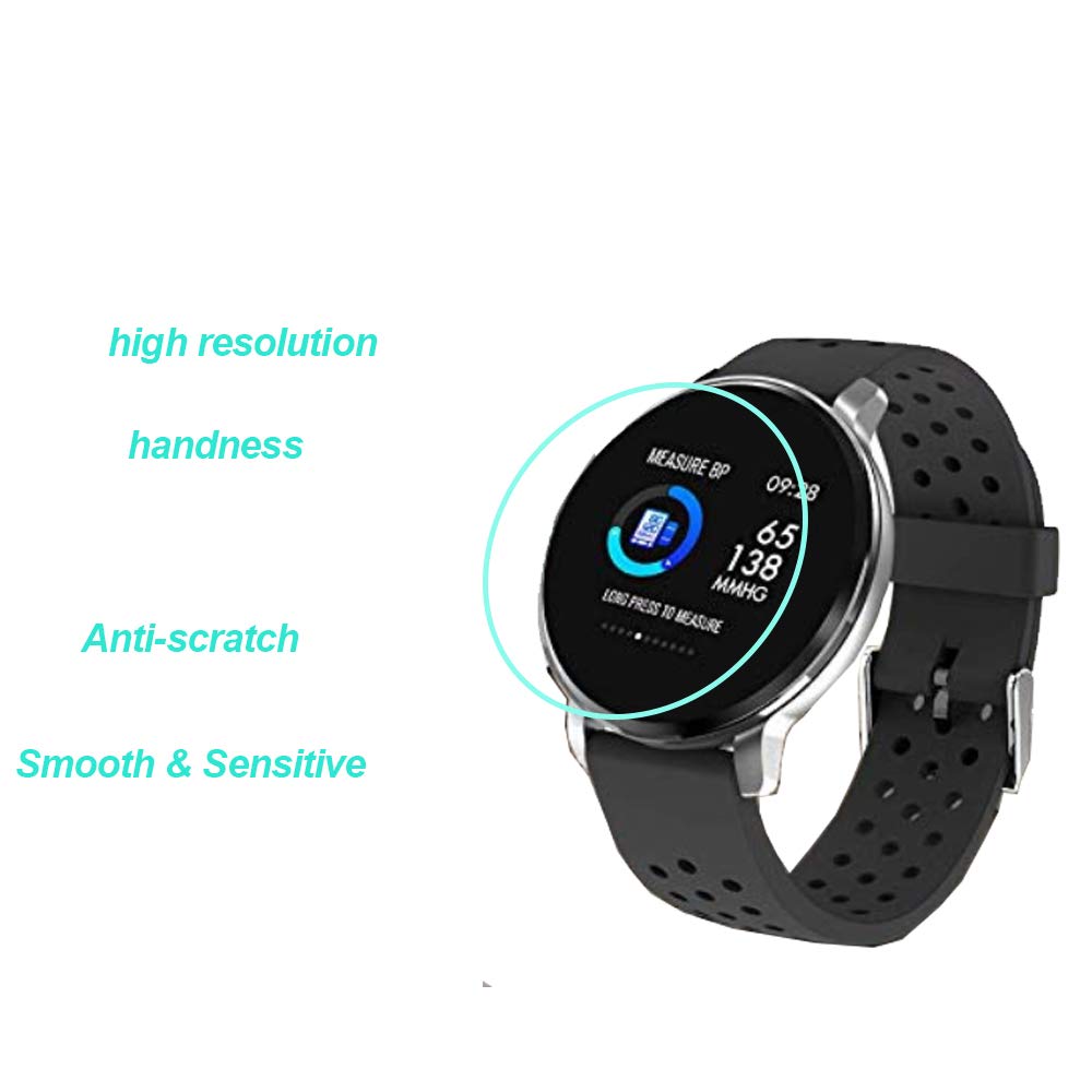 9H Hardness Tempered Glass Screen Protector for Catshin Smart Watch - 4 Pack - Anti-Scratch, Anti-Fingerprint, HD Clear - Perfect for Fitness Tracking & Outdoor Activities