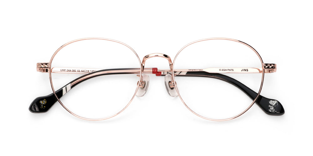 JINS x PEANUTS 082 Mummy 02 Eyeglasses - Snoopy & Woodstock Halloween Collection - Perfect for Costume Parties, Trick or Treating, and Spooky Season Fashion