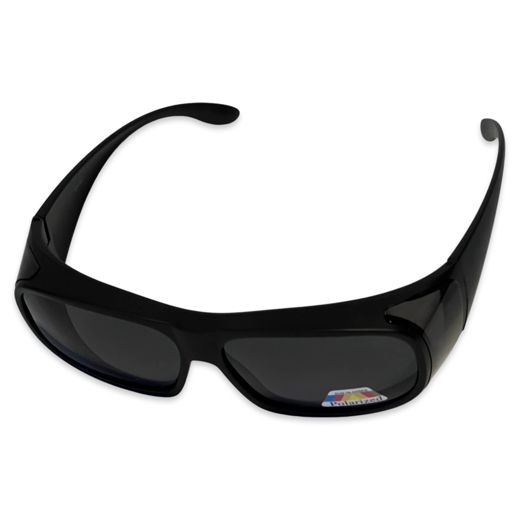 RiverBlue Polarized Sports Sunglasses - UV Protection, Fit Over Glasses, Side Window Coverage - Perfect for Driving, Fishing & Outdoor Activities