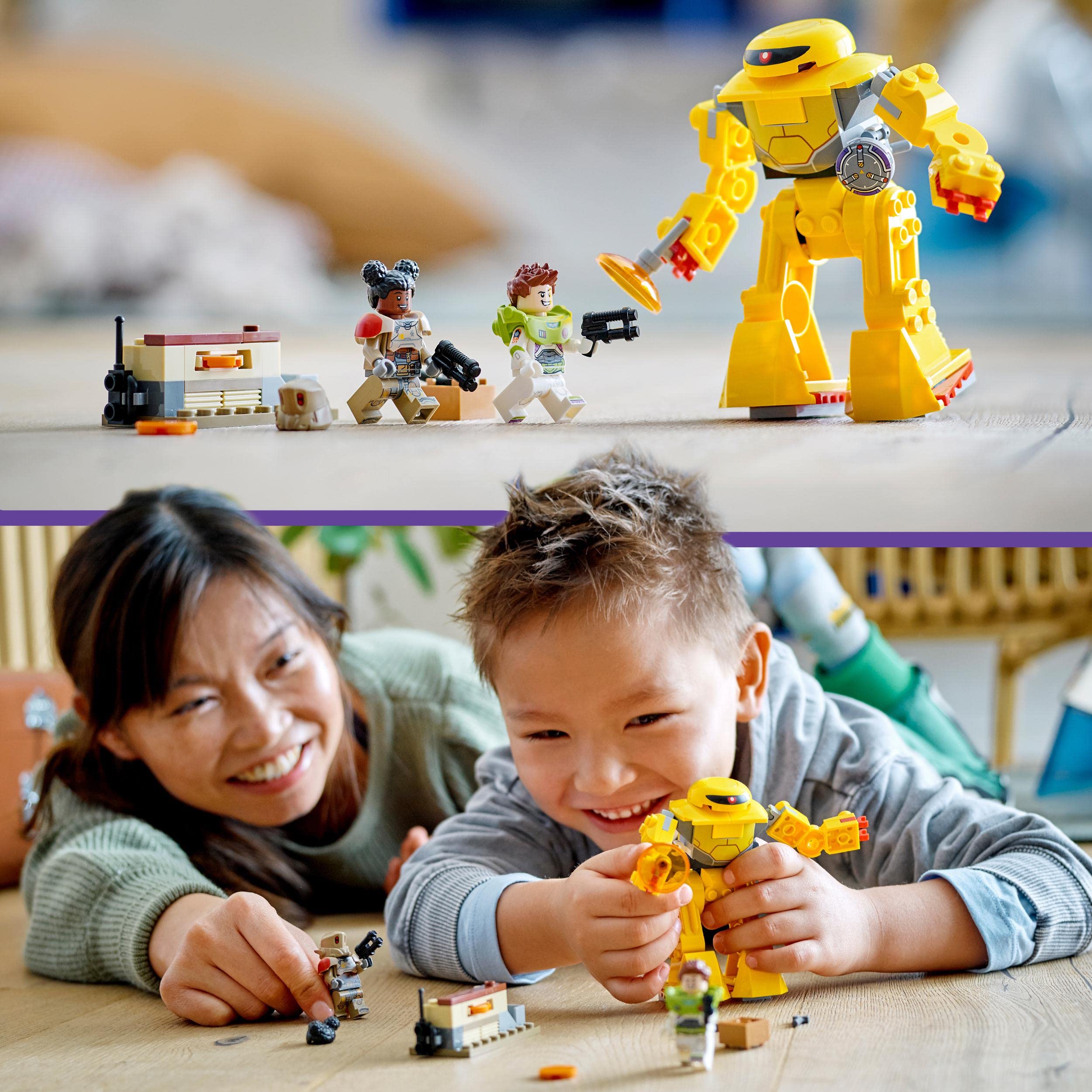 LEGO 76830 Disney Pixar Lightyear Zyclops Duel Building Toy with Buzz Lightyear & Meca Action Robot - STEM Construction Set for Kids Ages 4+ - Perfect for Space Adventure Play & Birthday Gifts