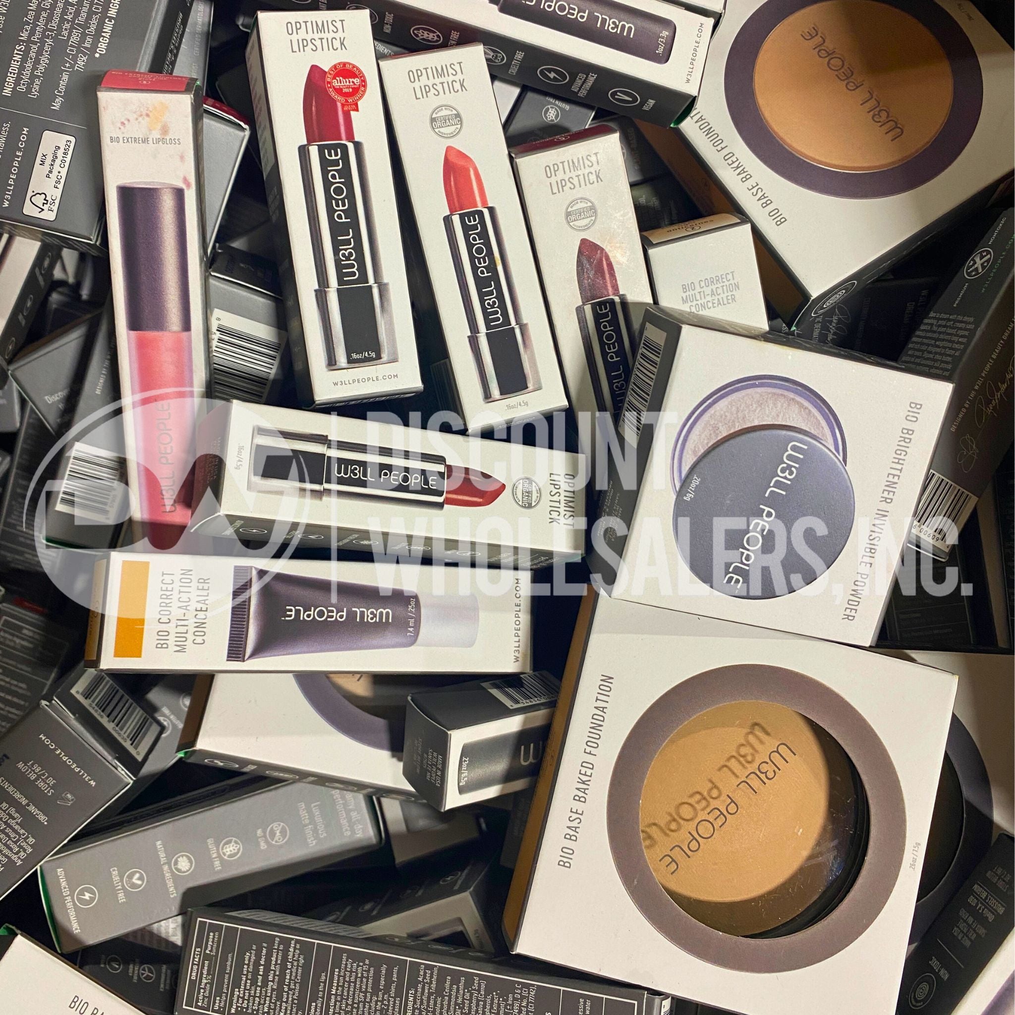 Well People Makeup Set - 60 Pcs Assorted Cosmetics Collection for Eyes, Lips & Face | Perfect for Professional Makeup Artists & Beauty Enthusiasts
