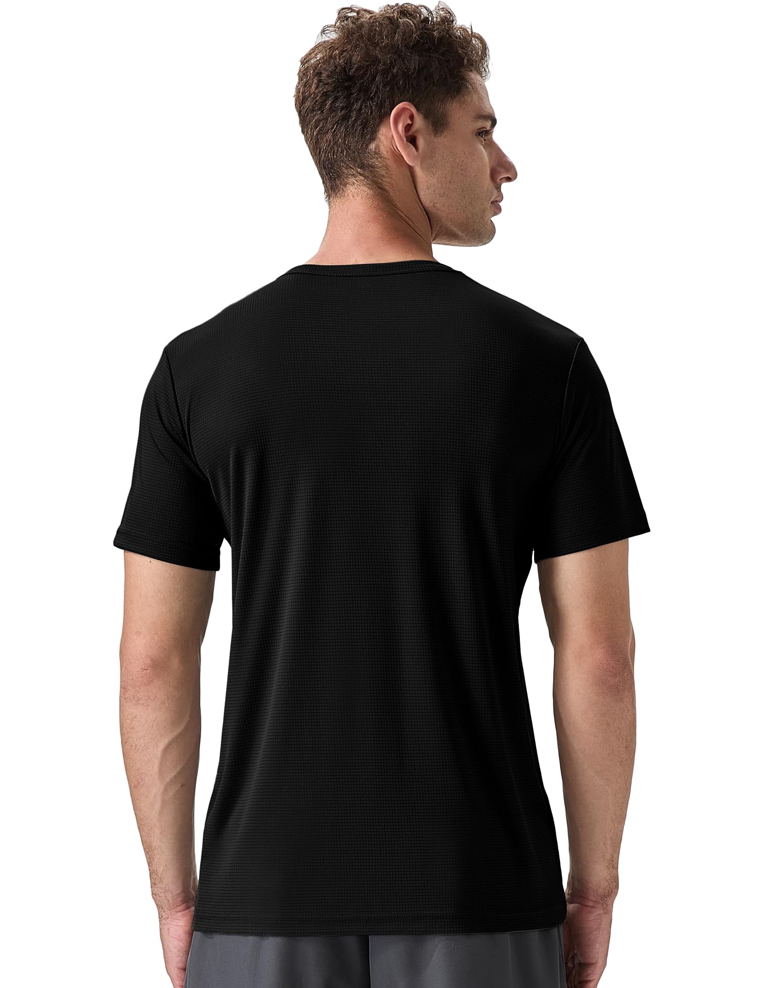 Men's 2 Pack Lightweight Crew Neck Athletic Running Short Sleeve T-Shirts - Breathable Quick-Dry Gym Workout Tee Shirts for Men - Perfect for Running, Training & Casual Wear