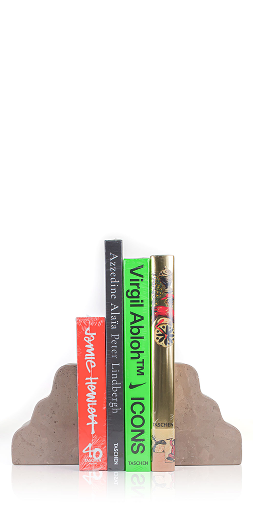Cloud Bookend - Elegant St. Laurent Marble Design for Bookshelves, Office Decor & Home Organization | Perfect for Books, Albums & Collectibles Display