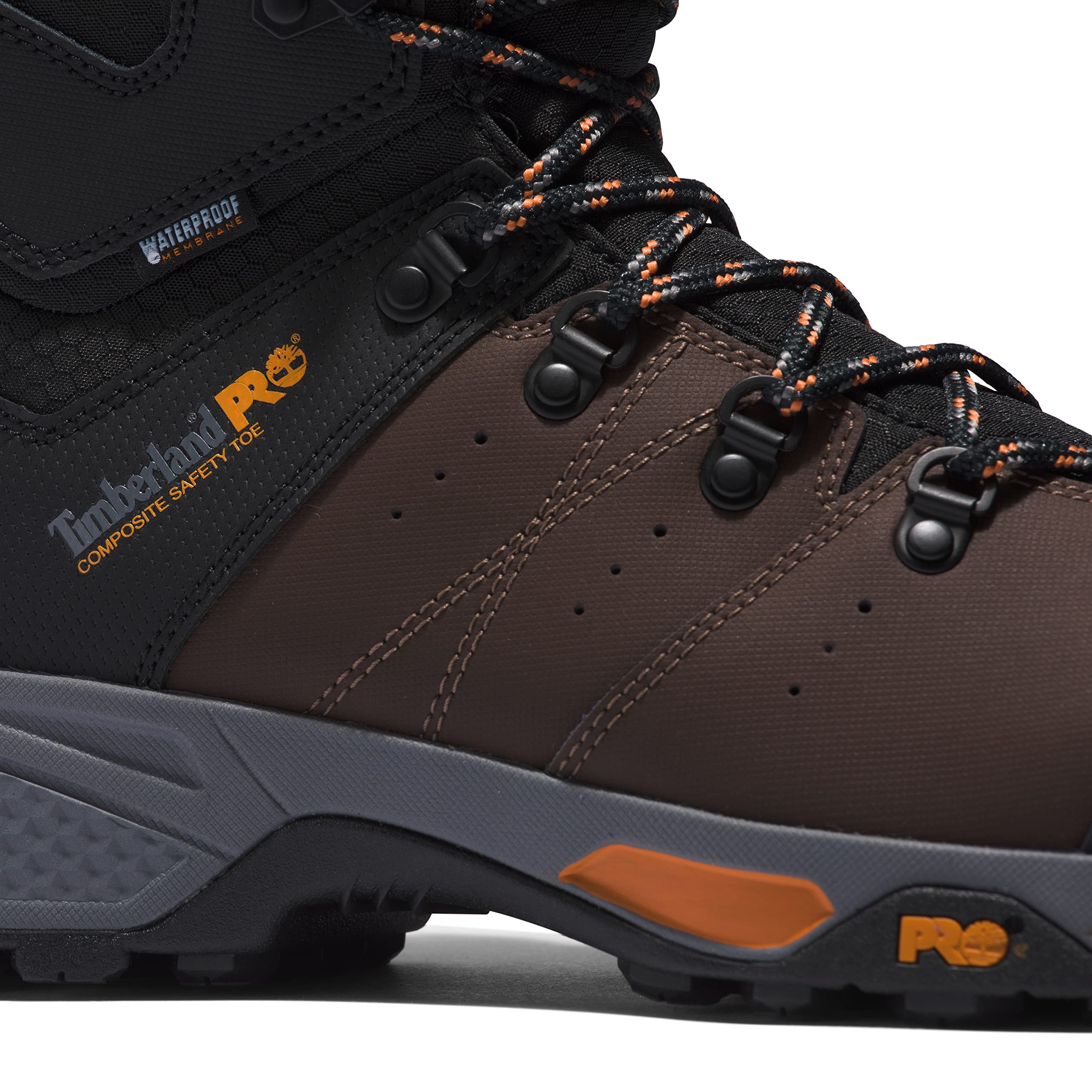 Timberland PRO Men's 6 Inch Composite Safety Toe Waterproof Work Boots - Industrial Hiker for Construction, Outdoor & Heavy Duty Work - Durable & Comfortable for All-Day Wear
