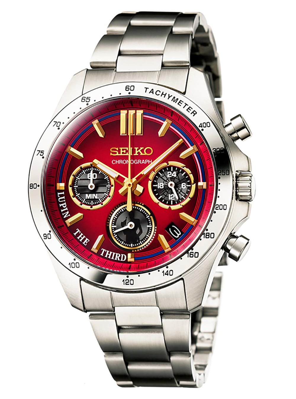 SEIKO x LUPIN THE THIRD Limited Edition Japanese Made Watch - Collector's Luxury Timepiece for Anime Fans & Watch Enthusiasts | Perfect for Cosplay, Gift Giving & Special Occasions