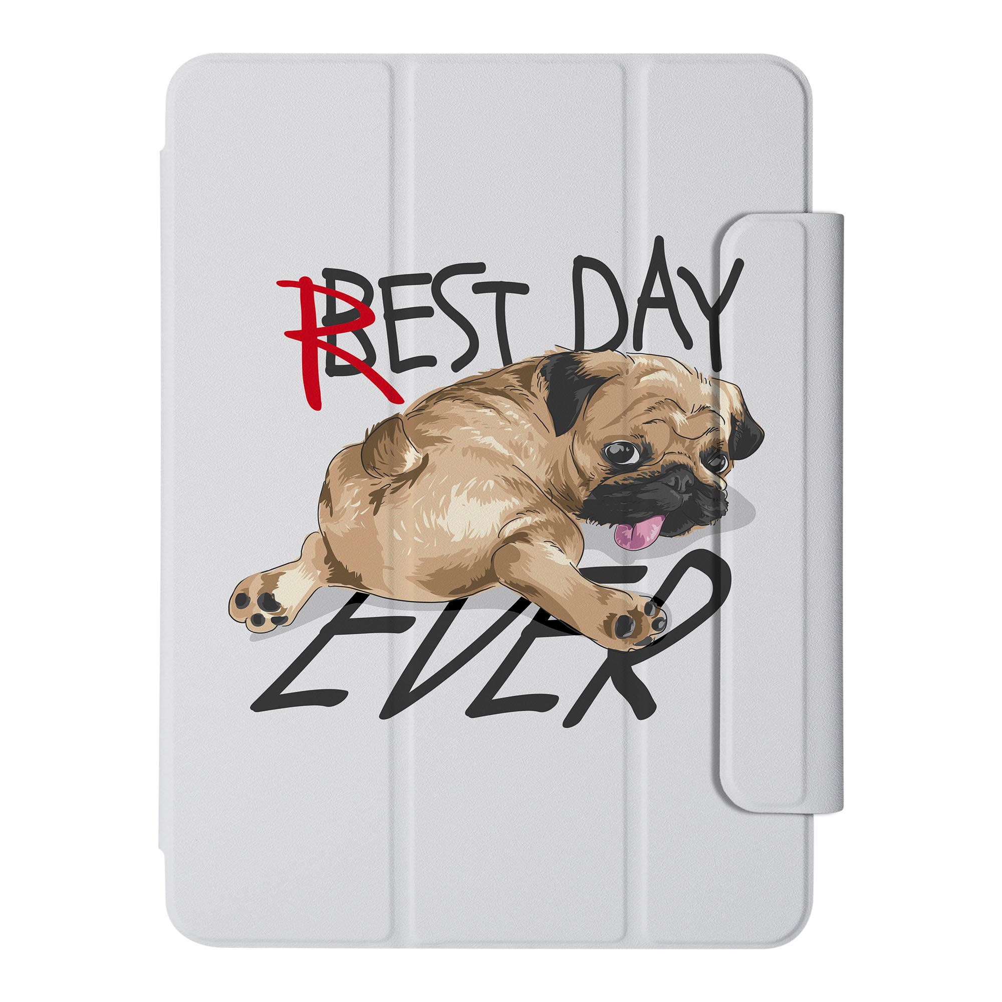 SlimFit iPad Case with Cute Dog Design - Lightweight & Durable Protective Cover for iPad Air/Pro, Perfect for Work, Travel & School