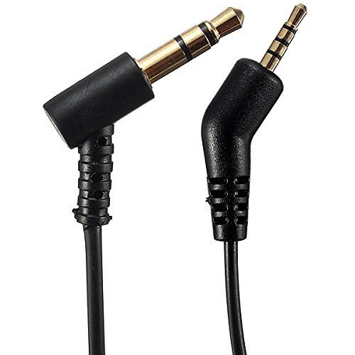 Alitutumao Replacement QC3 Headphone Audio Cable - 2.5mm to 3.5mm Aux Cord for Bose QuietComfort 3 QC3 Headphones (4.6FT) - Perfect for Home, Office & Travel Use