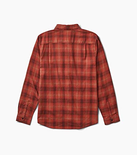 Roark Cassidy Woven Red Men's Shirt - Casual Button Down Shirt for Men, Breathable & Comfortable - Perfect for Outdoor Adventures, Travel & Everyday Wear
