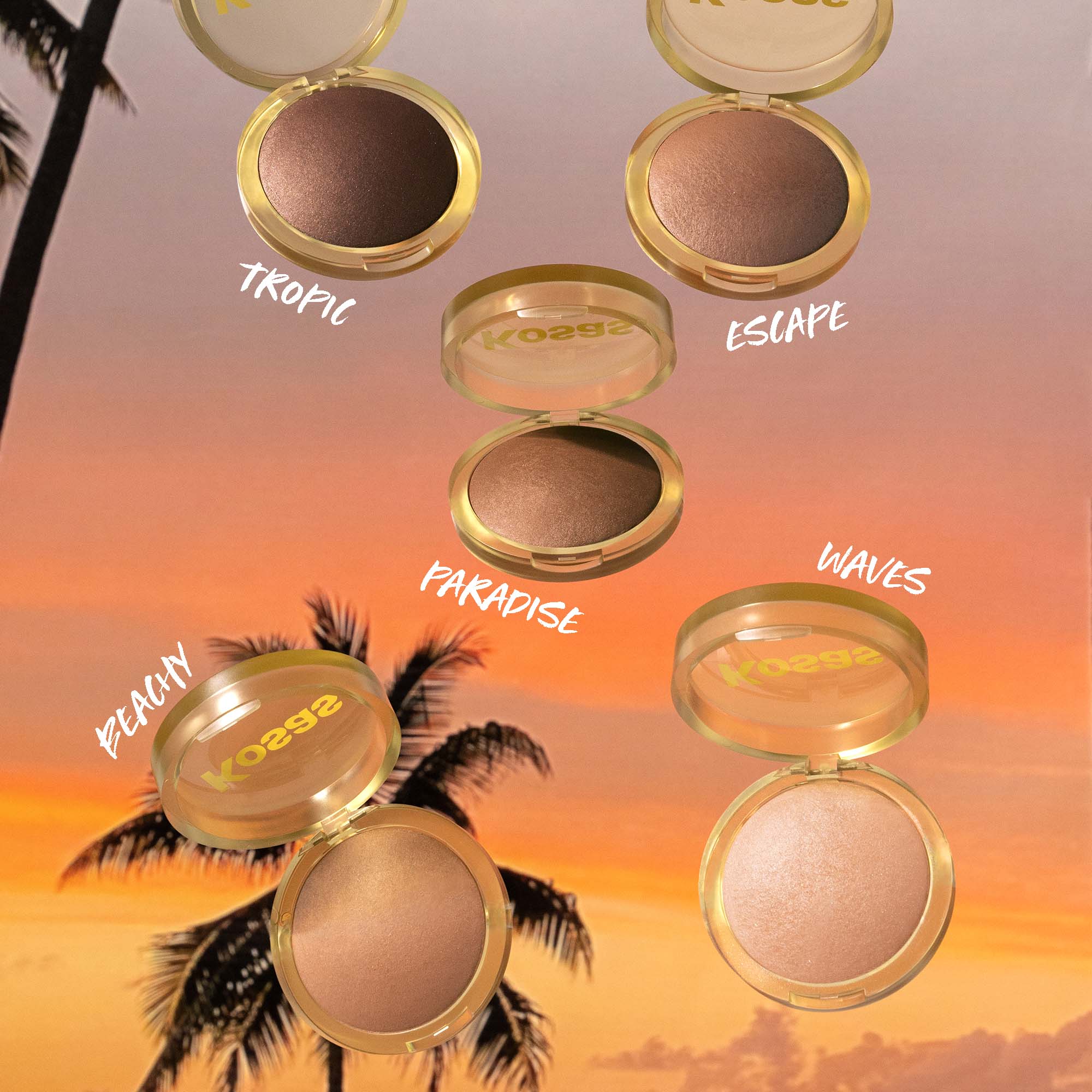 Kosas The Sun Show Bronzer & Highlighter Duo - Vegan, Cruelty-Free Makeup for a Natural Glow | Perfect for Everyday Wear & Special Occasions