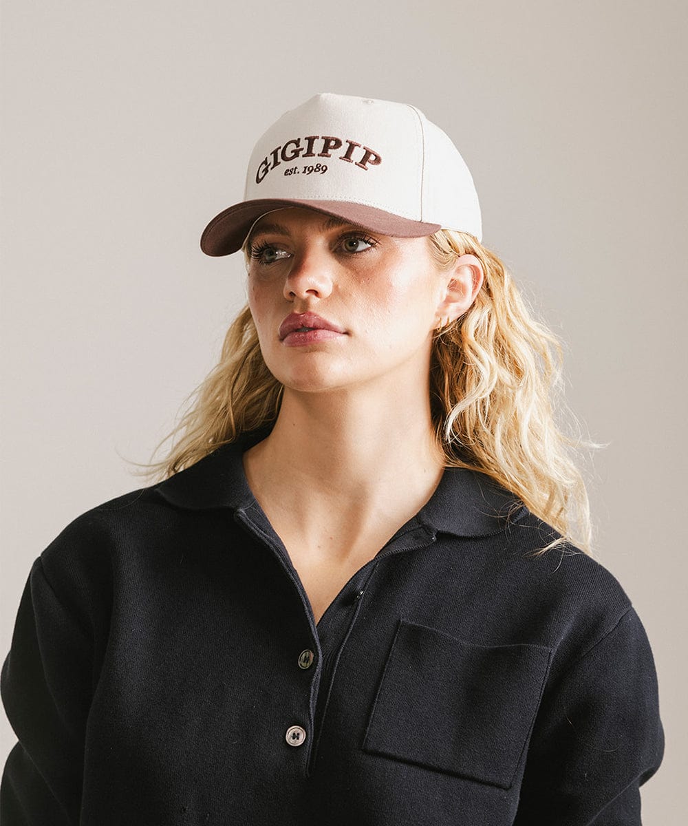Gigi Pip Women's Vintage Distressed Trucker Hat - Adjustable Snapback Cap for Outdoor, Travel & Casual Wear