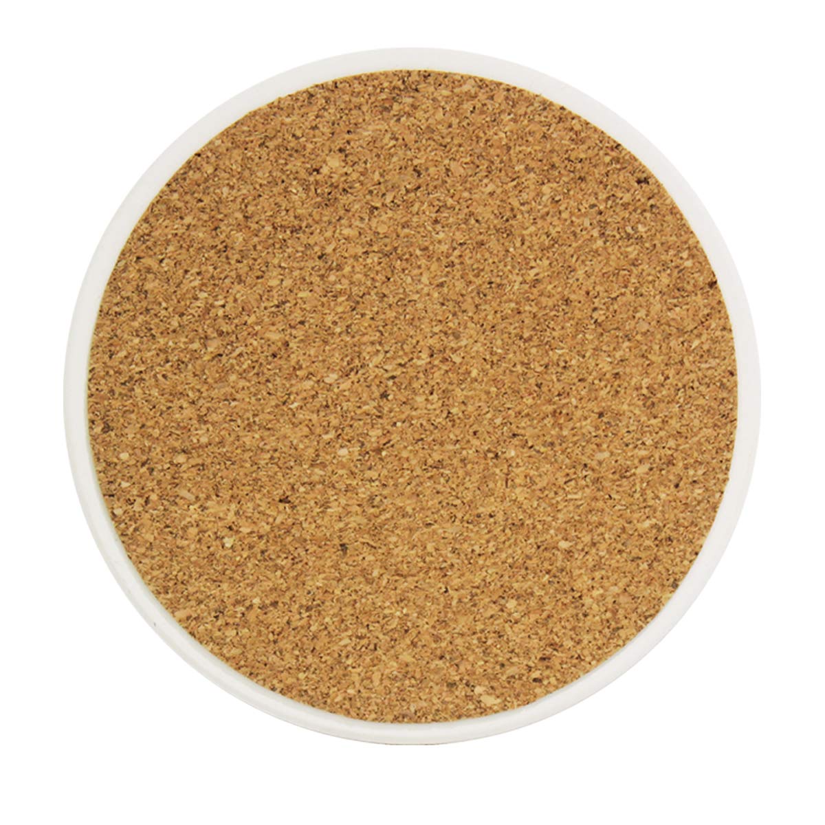 Nander Absorbent Stone Drink Coasters Set of 4 - Bicycle Bike Print Bar Coasters for Coffee, Beer, Wine & Cocktails - Perfect for Home, Office & Pub Use