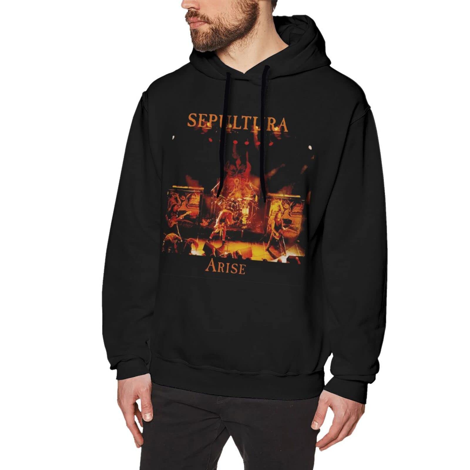 Vintage 3D Print Men's Hooded Sweatshirt - Soft Pullover Hoodie for Casual Wear & Sports Outfits | Perfect for Gym, Streetwear & Outdoor Activities