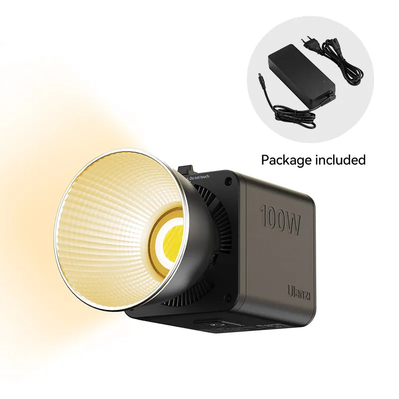 Ulanzi 100W COB Video Light with Built-in Battery - Bi-Color & RGB LED Panel for Photography, YouTube Videos, Live Streaming & Studio Lighting