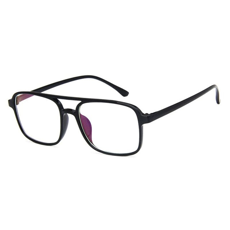 Darren Men's TR90 Retro Square Glasses Frame - Lightweight & Durable Eyewear for Reading, Driving & Fashion | Classic Vintage Style for Men