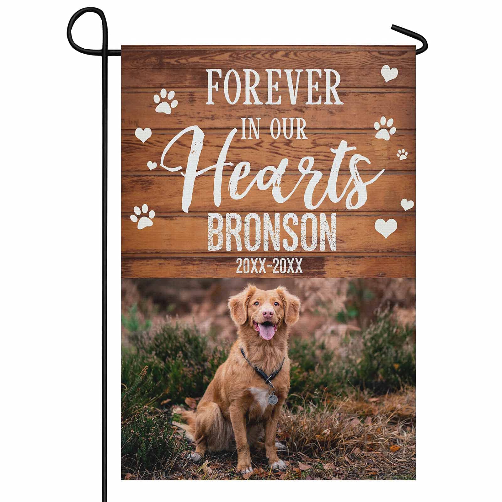 Custom Pet Memorial Garden Flag 12