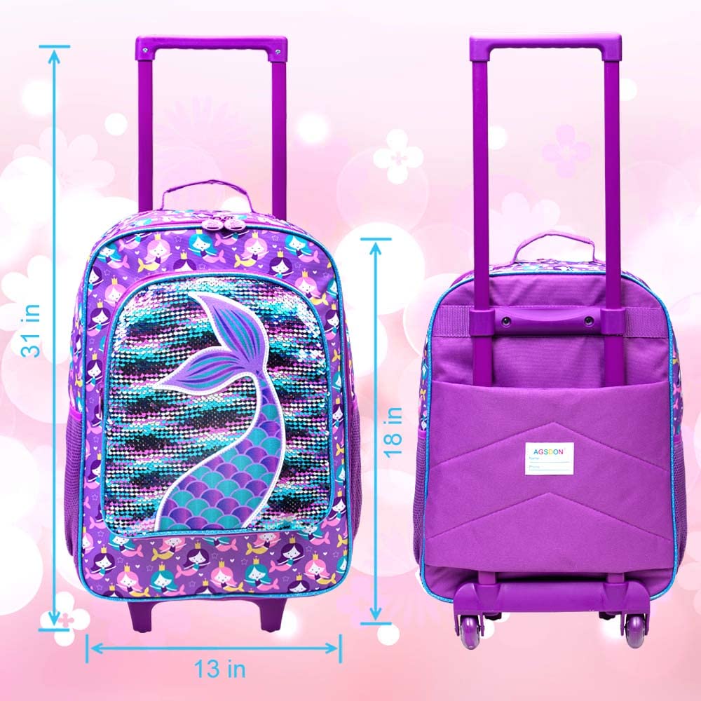 Kids Suitcase with Wheels - Lightweight Rolling Carry-On Luggage for Toddlers, Boys & Girls | Perfect for Air Travel, Road Trips & Sleepovers
