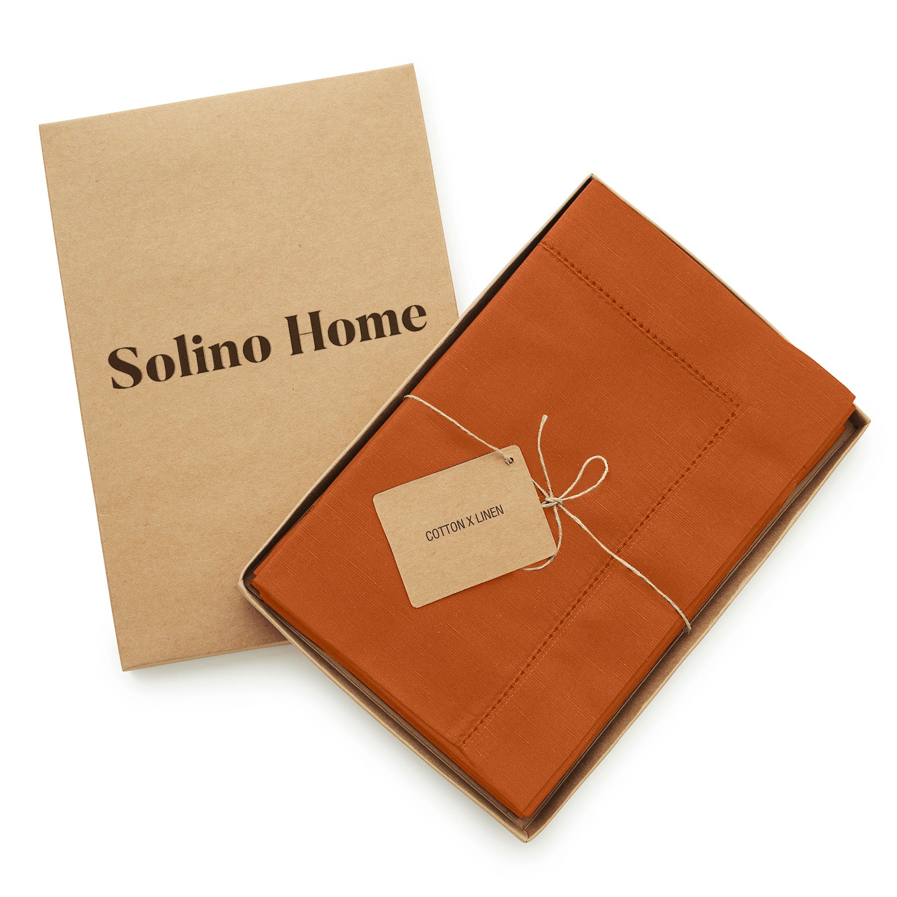 Premium Cotton Linen Hemstitch Napkins Set - 100% Natural Fabric Dinner Napkins for Formal Dining, Wedding, and Special Occasions - Elegant Table Decor for Restaurants and Home Entertaining