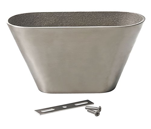 Jay R. Smith 3591NB Sanitary Drain Funnel Assembly - Heavy Duty Stainless Steel Plumbing Fixture for Commercial Kitchens & Food Processing Plants