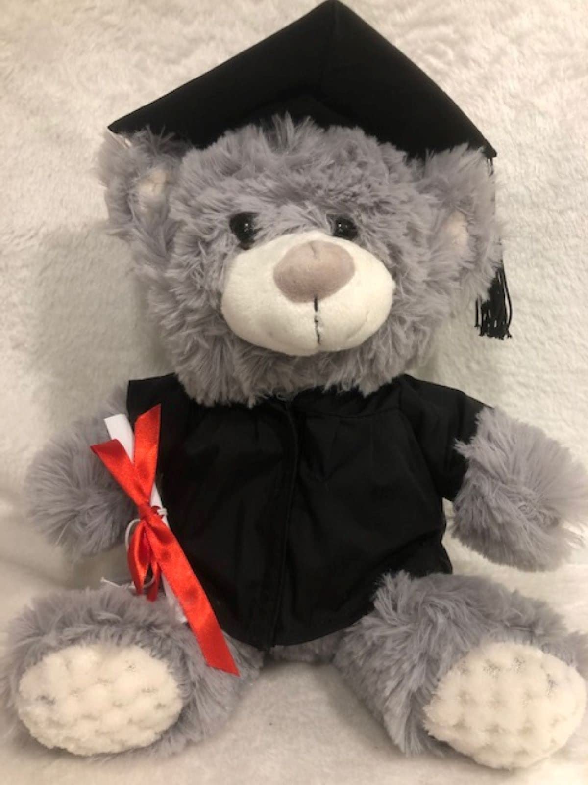 Personalized Graduation Bear Plush for Class of 2024 - Custom Monogram Embroidery Gift for Preschool & Kindergarten Graduation - Perfect Graduation Party Favors & School Keepsakes