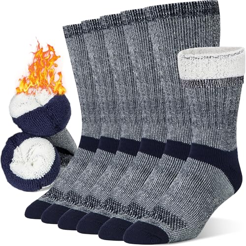 Charcoal/Blue (3 Pairs)