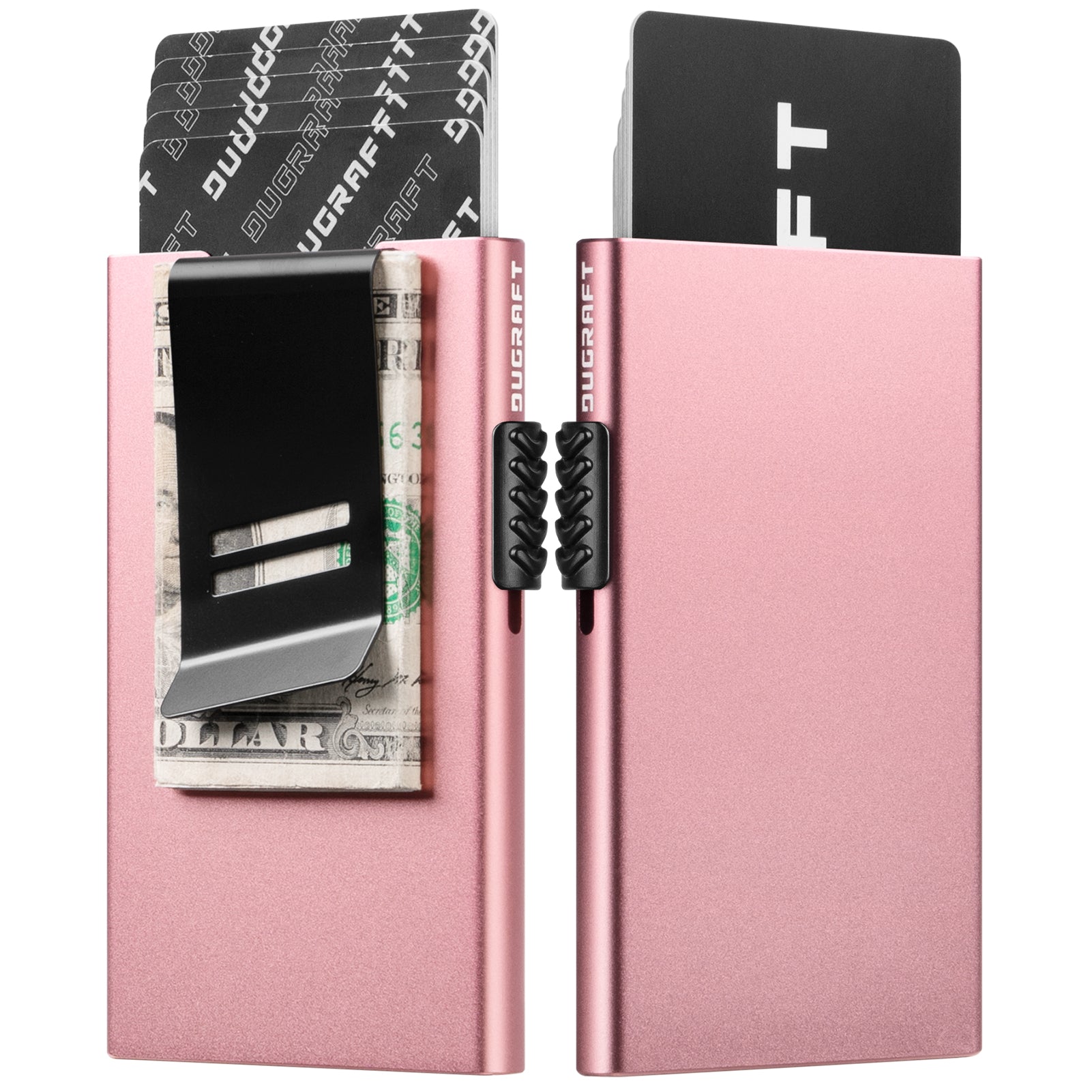 Premium DC200C Men's RFID Blocking Credit Card Holder with Money Clip - Slim Wallet for Travel, Business & Everyday Use