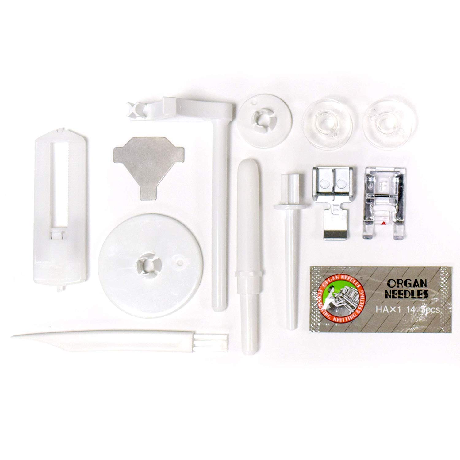 Janome White Sewing Machine - Compact 16