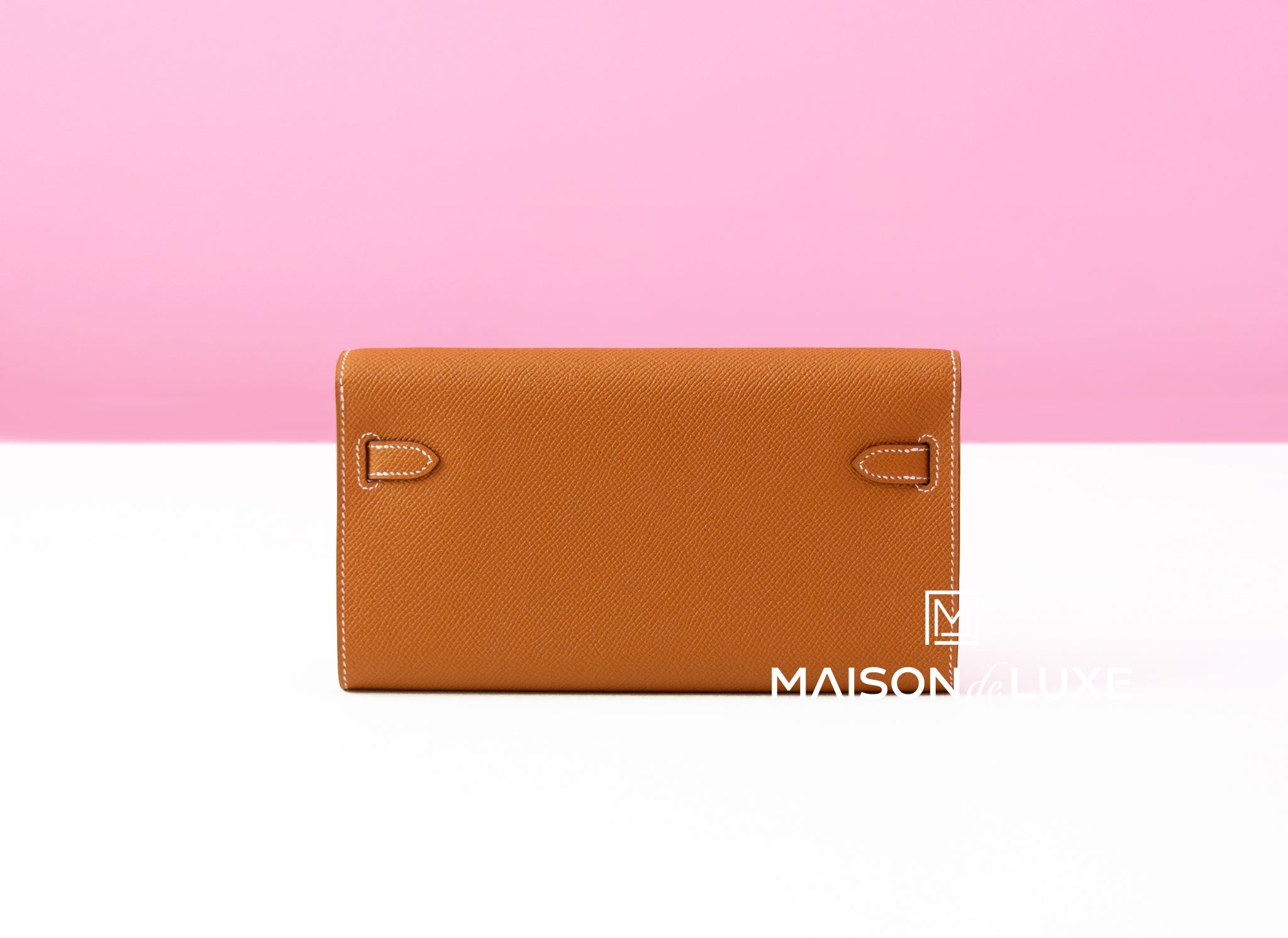Hermes Kelly To Go Wallet in Gold Epsom Leather with Palladium Hardware - Luxury Crossbody Bag for Women, Perfect for Parties, Travel & Everyday Use