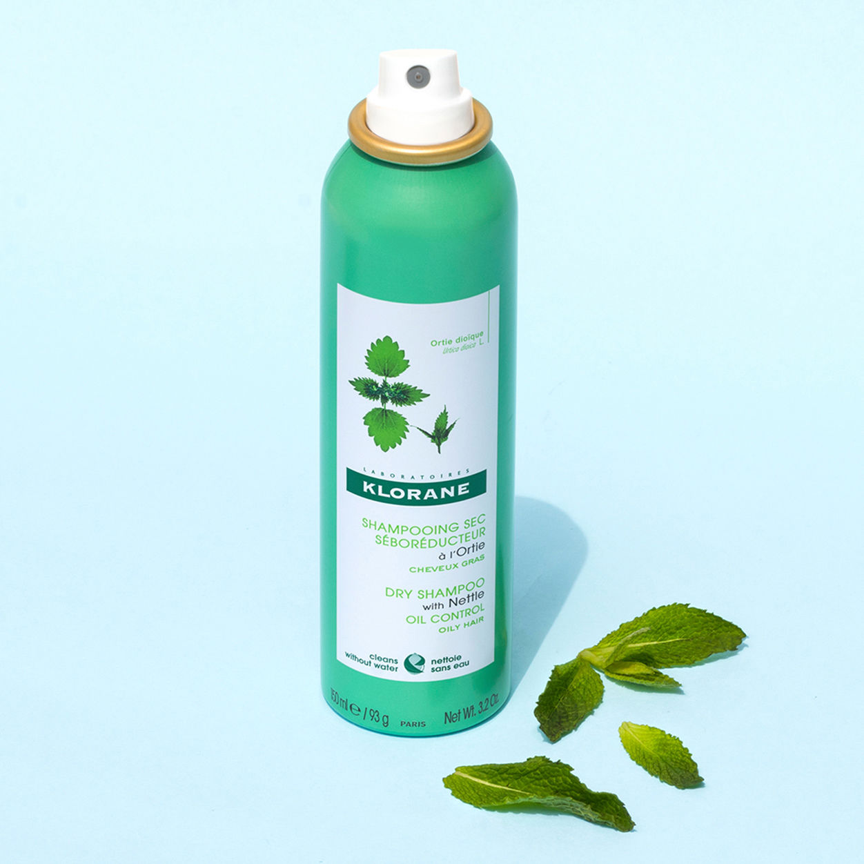 Nettle Infused Dry Shampoo for Oily Hair - Volumizing & Refreshing Hair Care for Women & Men - Perfect for Travel, Gym & Busy Mornings