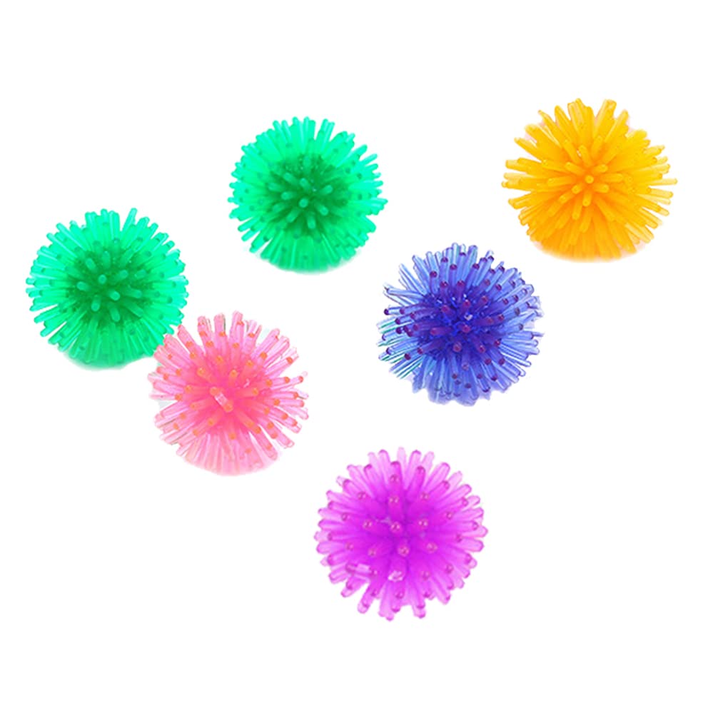 **Mipcase 5-Pack Cat Prickly Ball Toy - Interactive Catnip Teaser for Kittens & Small Dogs - Fun Teething & Playtime for Indoor & Outdoor Pets**