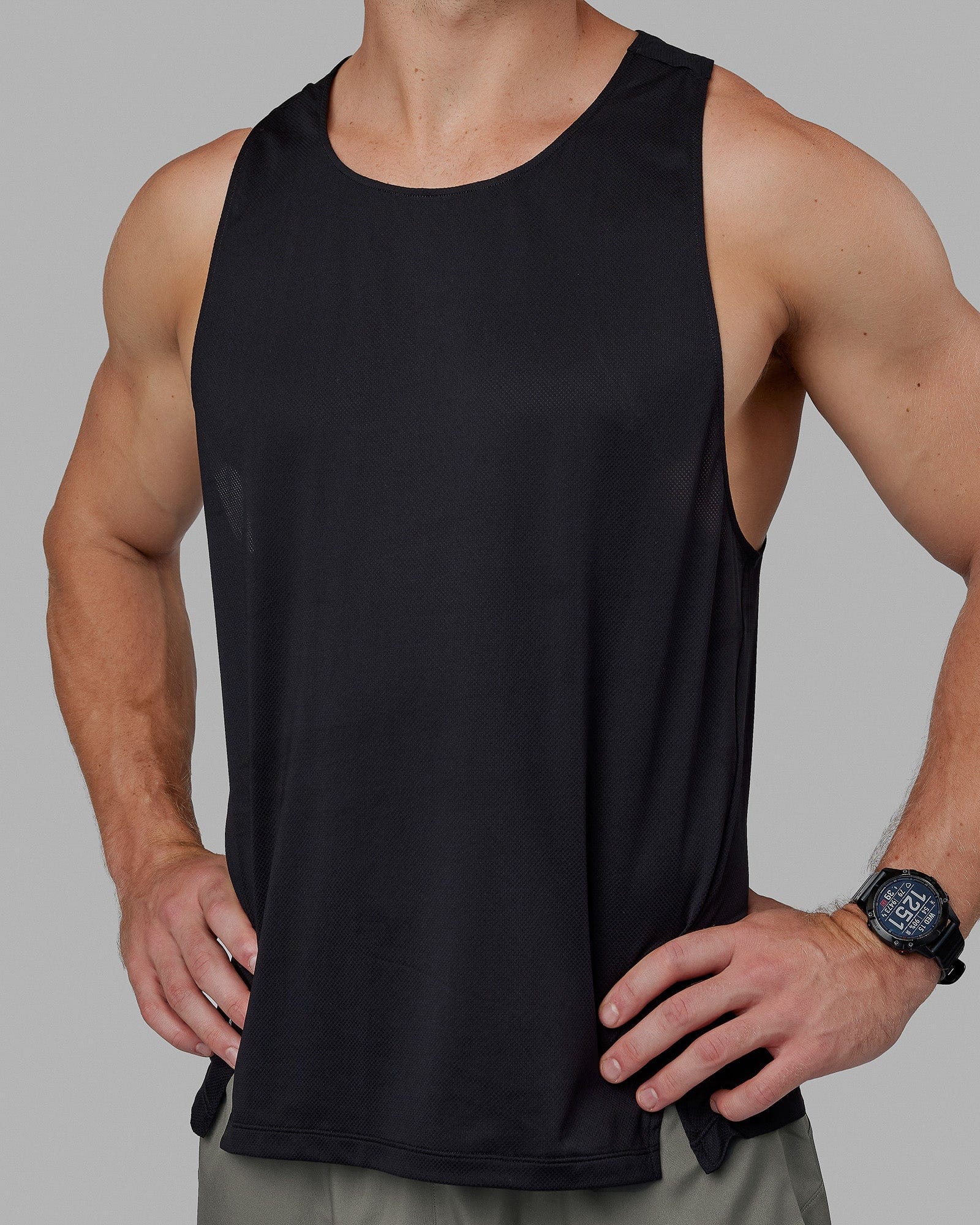 Pace Running Tank Top for Women - Breathable & Lightweight Black Workout Shirt - Perfect for Gym, Yoga & Outdoor Running