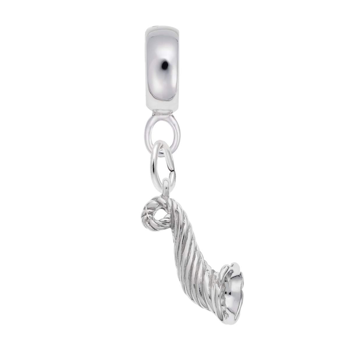 Charming Horn of Plenty Dangle Beads for DIY Bracelets & Necklaces - Perfect for Jewelry Making, Bohemian Style Accessories, and Gift Giving
