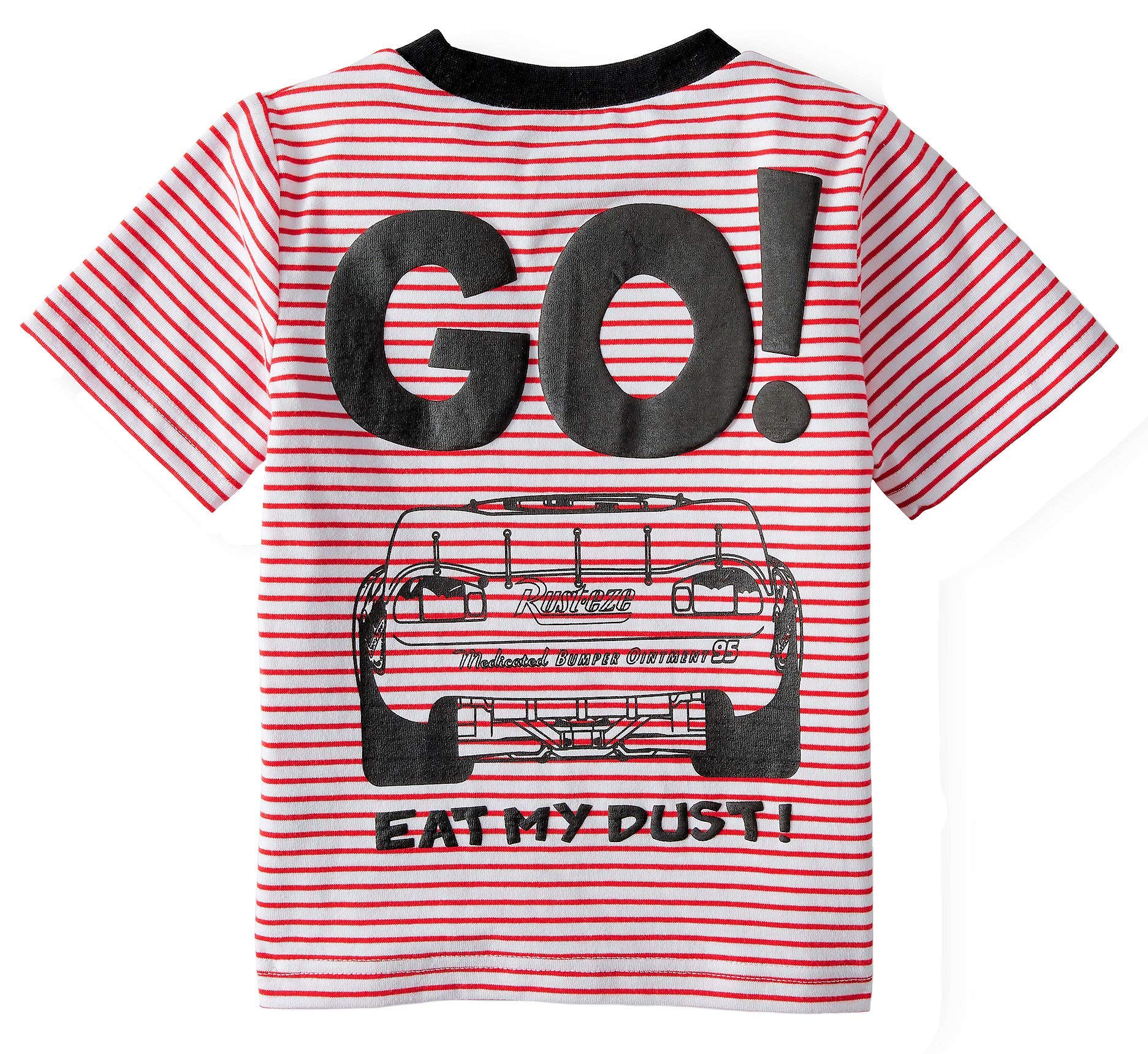 Disney Cars Lightning McQueen Toddler Boys T-Shirt and Shorts Set (3T) Black - Comfortable Playwear for Kids, Perfect for Playdates, Daycare & Outdoor Activities