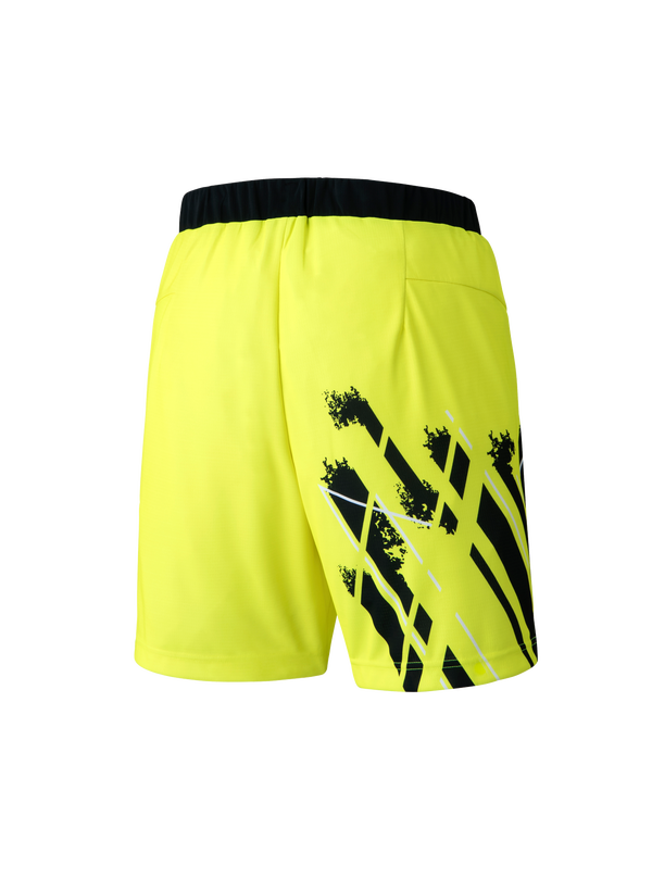 Yonex 15117 Men's Tennis Shorts - Breathable Quick-Dry Tournament Performance Shorts for Men (Yellow) - Perfect for Tennis Matches, Gym Workouts & Casual Wear