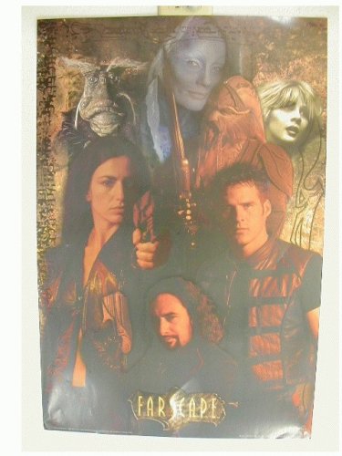 Farscape TV Show Poster - Cast Photo with Guns | Sci-Fi Wall Art for Home, Office & Fan Collections