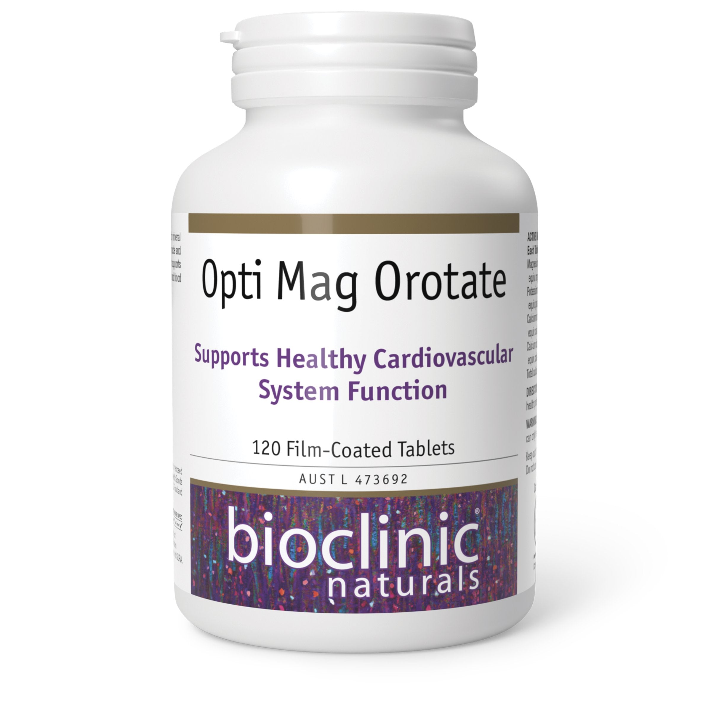 BioClinic Opti Mag Orotate - Premium Magnesium Supplement for Stress Relief, Sleep Support & Muscle Recovery | Ideal for Athletes, Busy Professionals & Health Enthusiasts