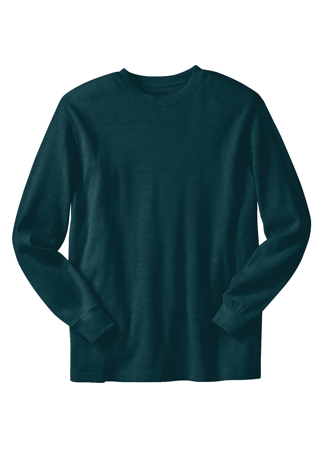 KingSize Men's Big & Tall Waffle-Knit Thermal Crewneck Long Sleeve Shirt - Warm Winter Base Layer for Cold Weather & Outdoor Activities