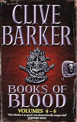 Clive Barker Books of Blood Omnibus Volumes 1-3 & 4-6 - Horror Fiction Book Set Collection - Perfect for Halloween Reading & Horror Fans Gift