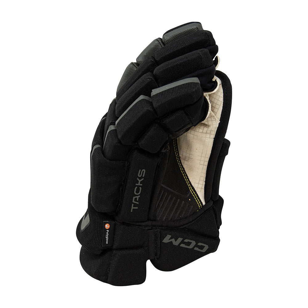 CCM Tacks Vector Premier 2024 Junior Ice Hockey Gloves - Youth Protective Gear for Ice Skating & Hockey Training - Perfect for Rink Practice & Games