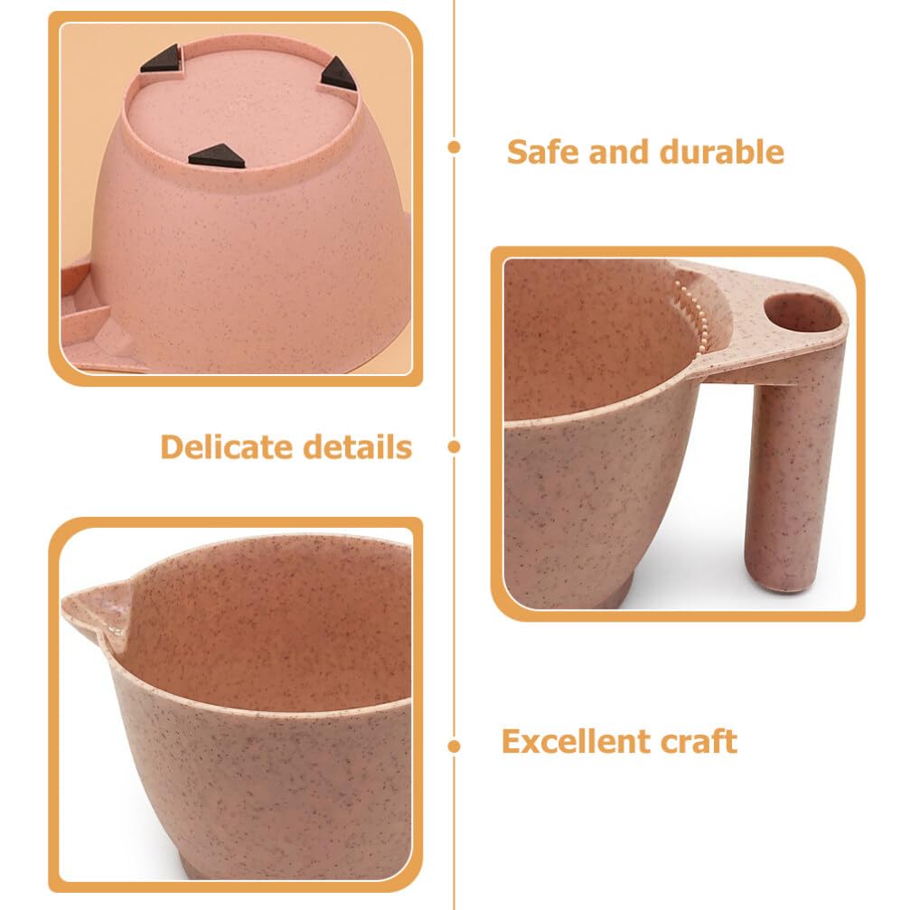 4 Pcs Hair Dye Mixing Bowl Set - Salon Quality Hair Color Tint Bowls for Professional & Home Use - Perfect for DIY Hair Coloring, Highlights & Balayage Treatments