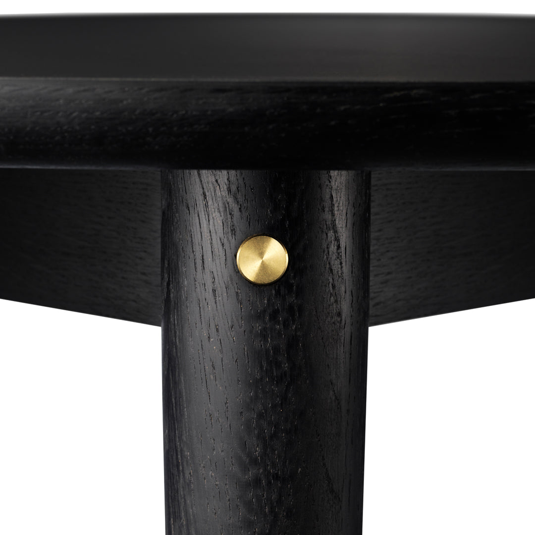 Modern C62 Bjork Round Dining Table - Scandinavian Style Wooden Table for Kitchen, Dining Room & Small Spaces | Perfect for Family Gatherings & Dinner Parties