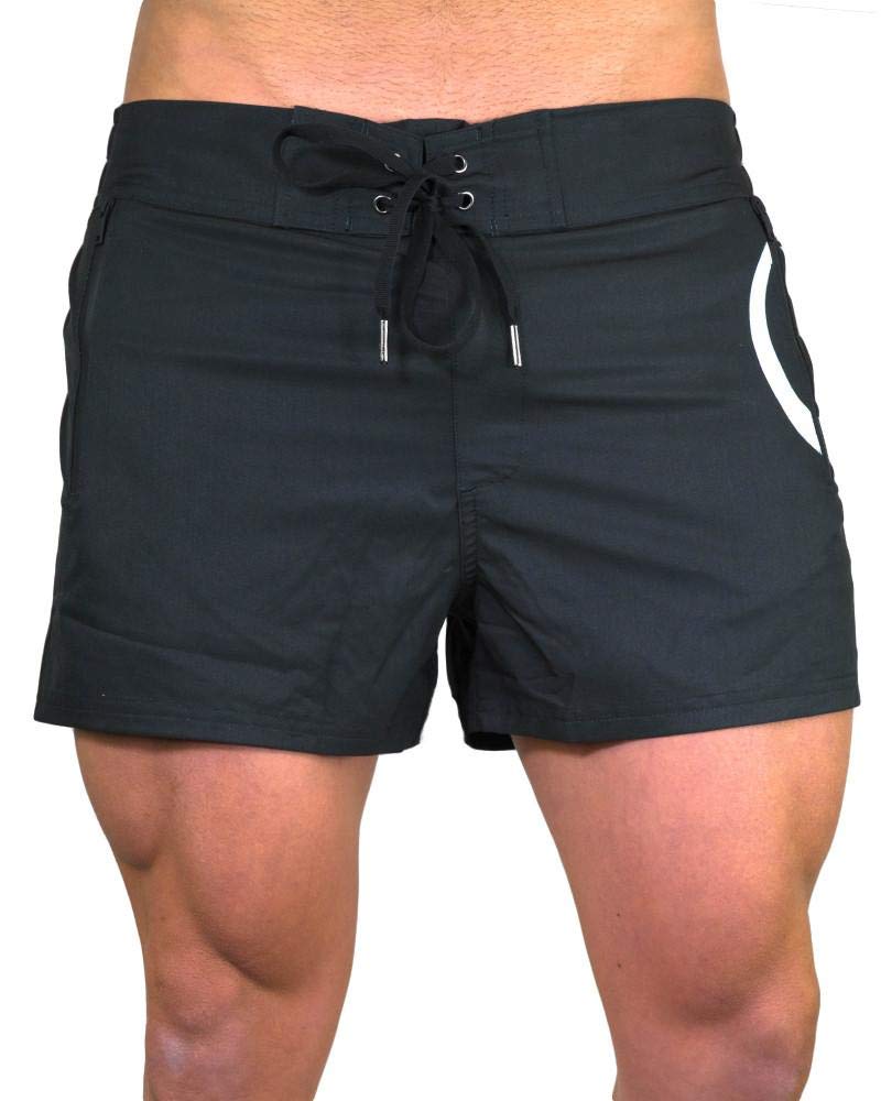 Tucann Men's Swim Shorts 3'' Inseam Quick-Dry Swim Trunks with Compression Liner - Comfortable Beach Shorts for Swimming, Surfing & Summer Vacation