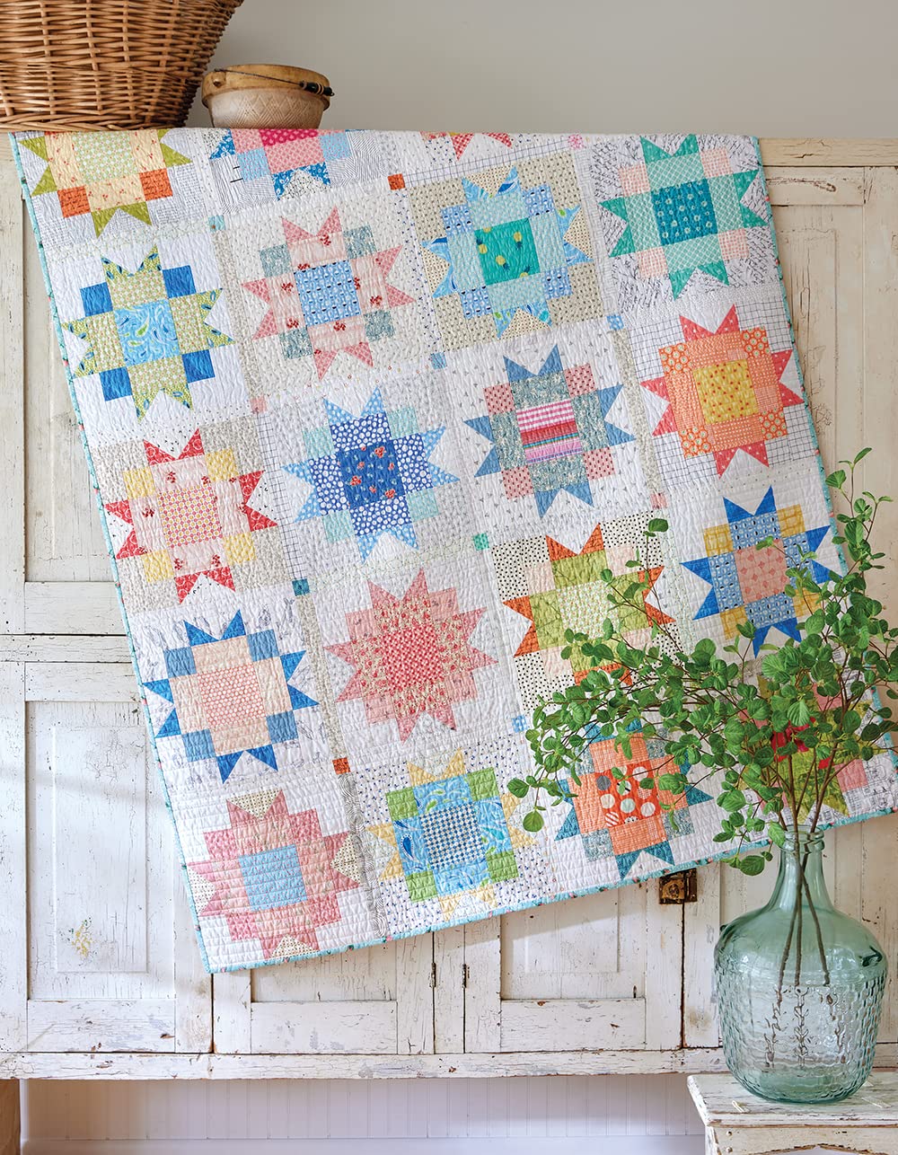 Scrappy Quilts & Mini Pillows - 11 Quilt Designs for Home Decor